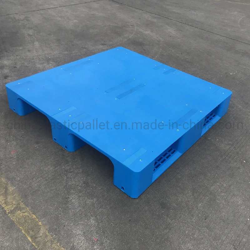 1200*1000 HDPE Racking Steel Reinforced Six Runners Heavy Duty Euro Plastic Pallet