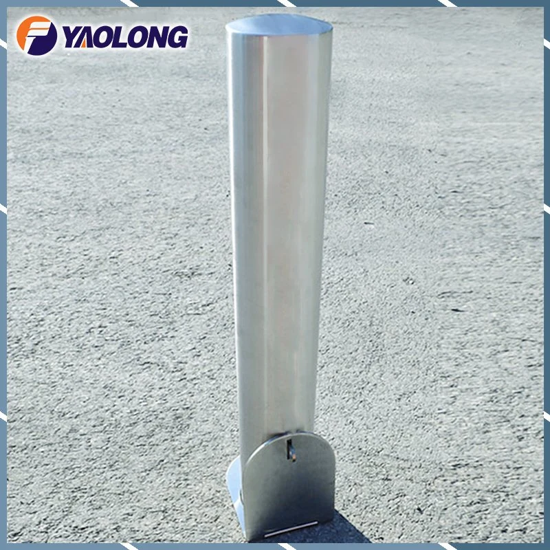 Removable Stainless Steel Fold Down Bollard for Crowd Control