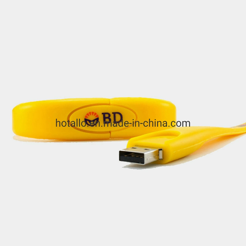 Silicone Bracelet USB Flash Memory Pen Drive