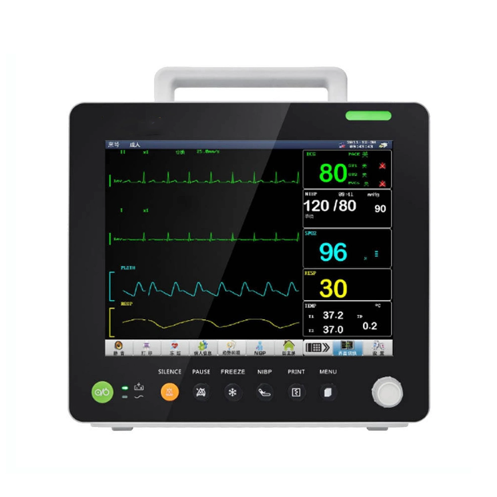 Tft Etco2 Blood Pressure Vital Signs Vet Monitor Multi-parameter Veterinary Monitor