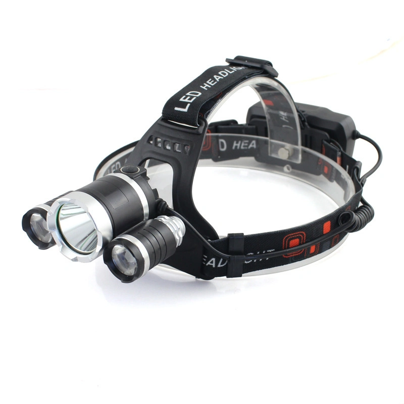 Strong Light Long Range Headlamp LED USB Charging COB Head Lamp Torch Light Headlight Built-in Battery