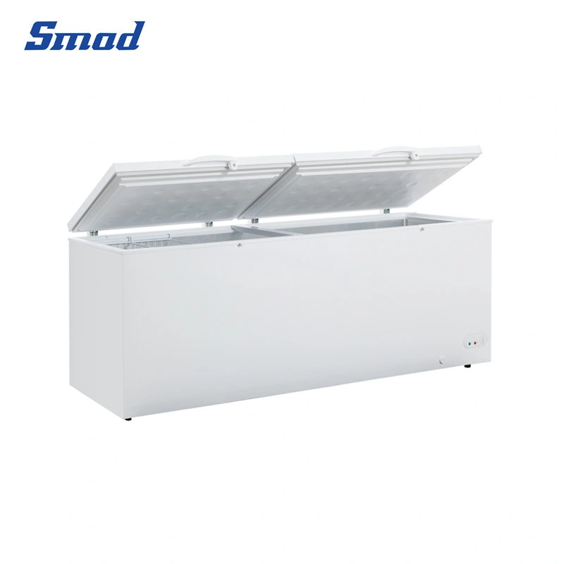 Commercial Single Solid Door Chest Deep Fridge Freezer