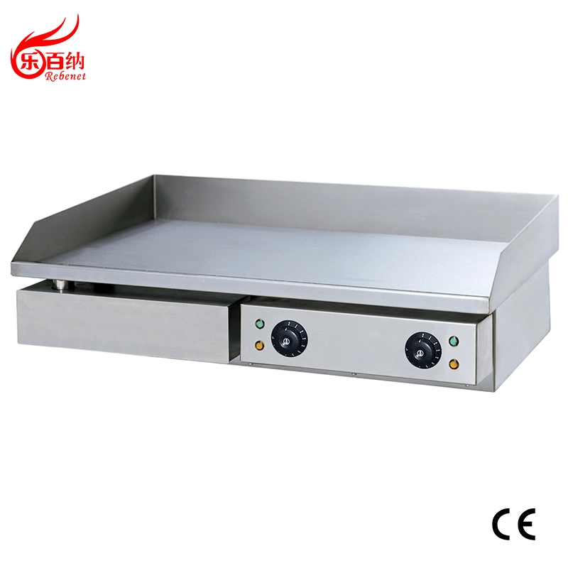 Máquina de tentempiés 10" plancha eléctrica plancha parrilla barbacoa (FT-250)