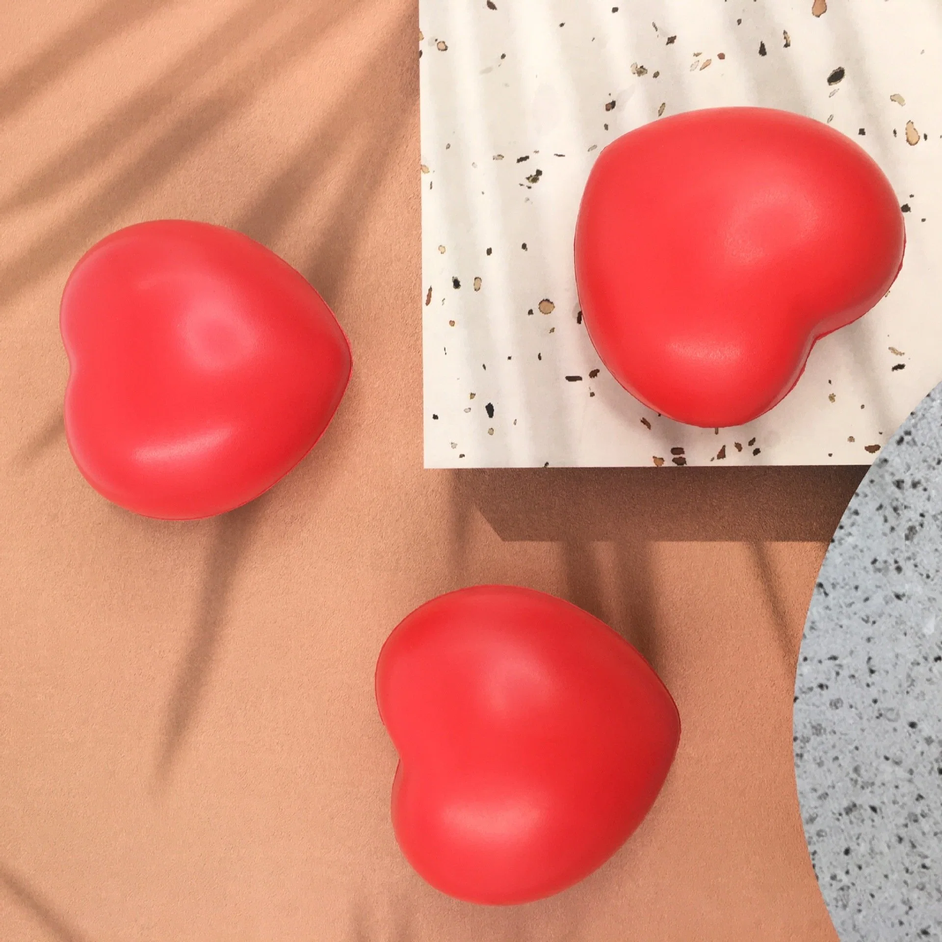 Customed Foam Heart Shape Stress Ball for Valentines Day