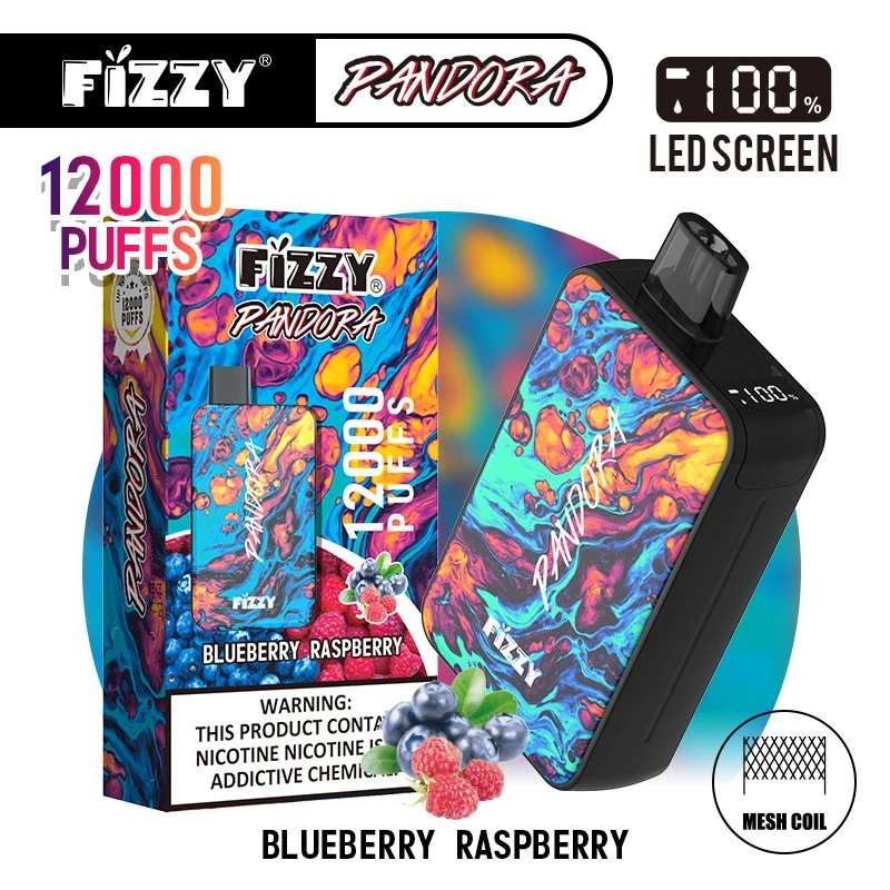 Vapor Produkte Fizzy Pandora Big Volume E Cig Einweg Vape 12000 Puff