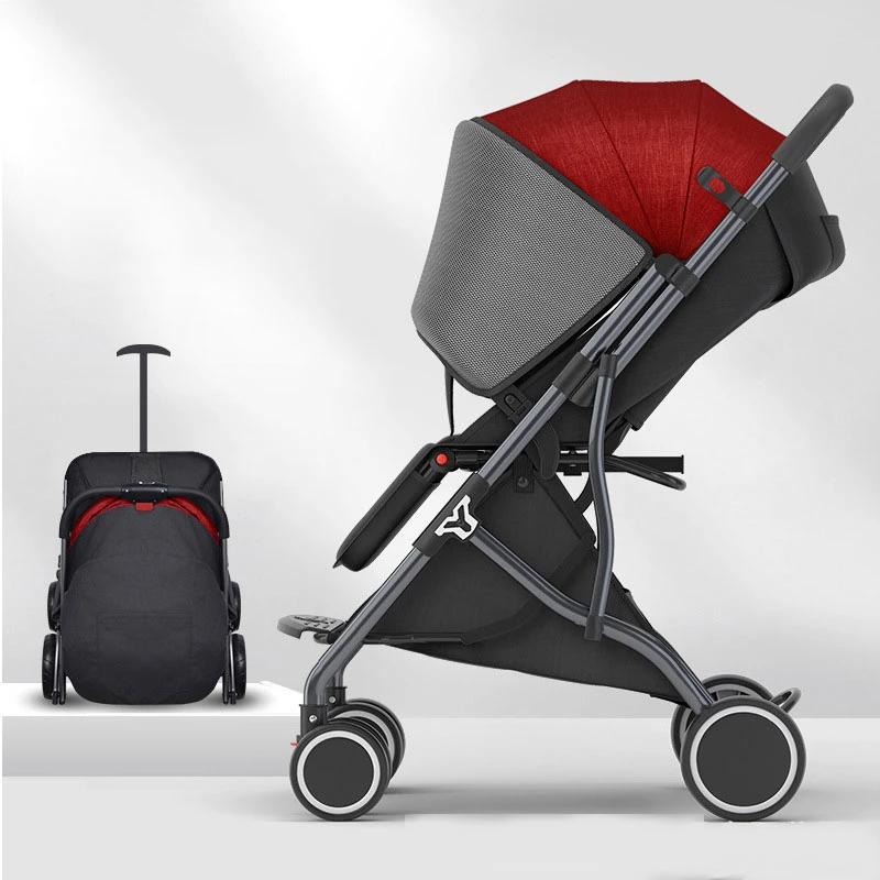 New Fashion Light Weight Small Size One Hand Folding Travel System Baby Stroller