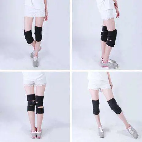 Self Heating Knee Brace Sleeve Adjustable Tourmaline Magnetic Therapy Knee Pad Support