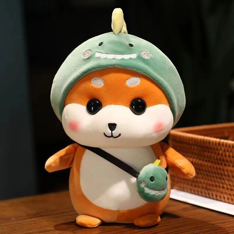 Cute Healing Shiba Inu Doll Sleeping Doll Doll Plush Toy Dog Dog Holding Ornaments