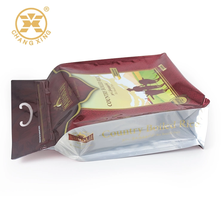 30 Years OEM Factory 2kg Full Colors Printing Plastic Rice Packaging Bag with Window