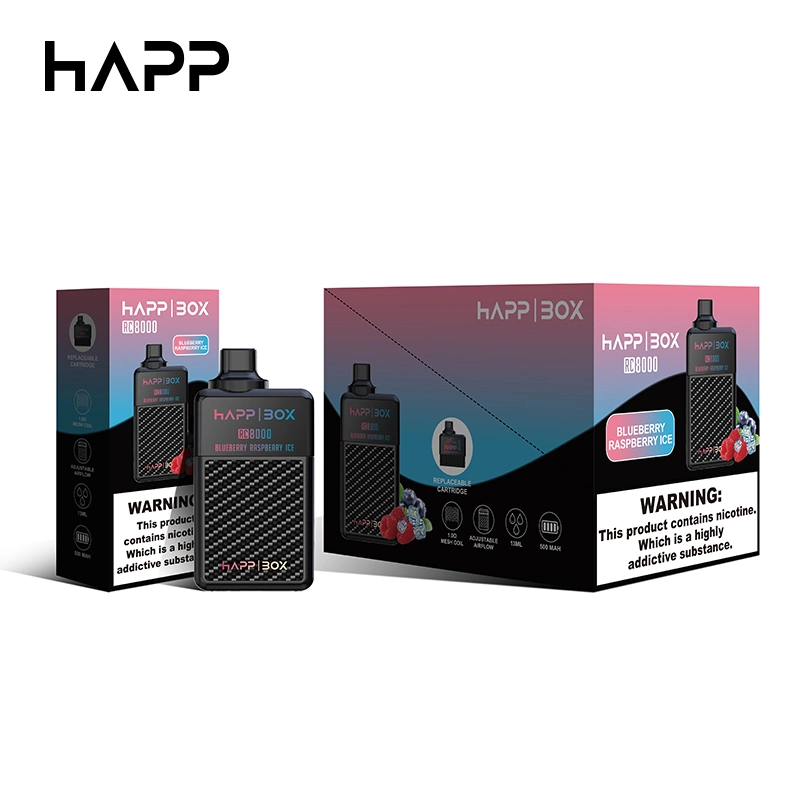 Ocitytimes 8000 Puffs Vape Double Mesh Coil Einweg E Zigarette