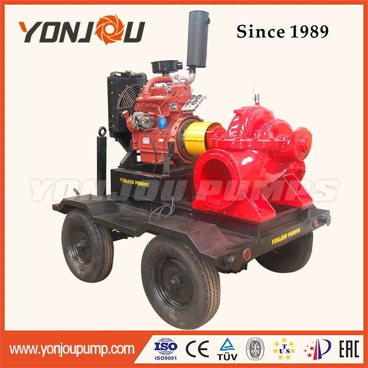 Xs Diesel Engine / Electric High Volume Pressure Split Case Casing Double Suction Agricultural Irrigation Centrifugal Water Pump