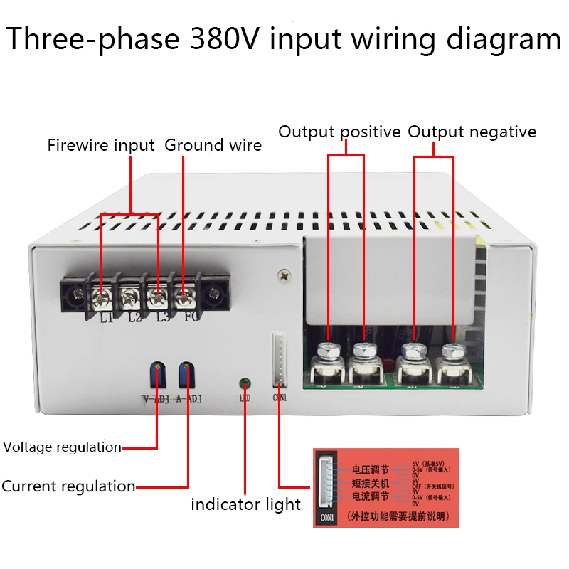 24V 145A High-Power Switching Power Supply AC 220V Input DC 24V Output 3500W Full Power