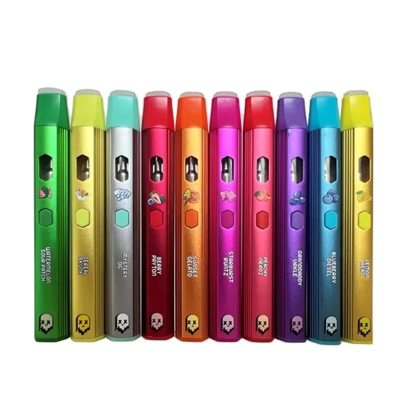 Nouveau Pack Man stylo Vape jetable rechargeable E cigarettes Live Résine 2 ml 10 arômes disponibles