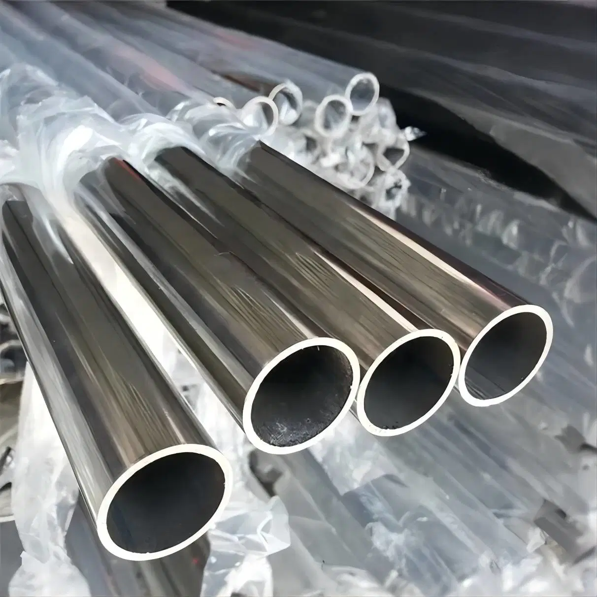 Seamless Steel Tube ASTM269 En10216-5 304 306 316 Od6mm 8mm 10mm Stainless Steel Pipe for Hydraulic and Pneumatic Line