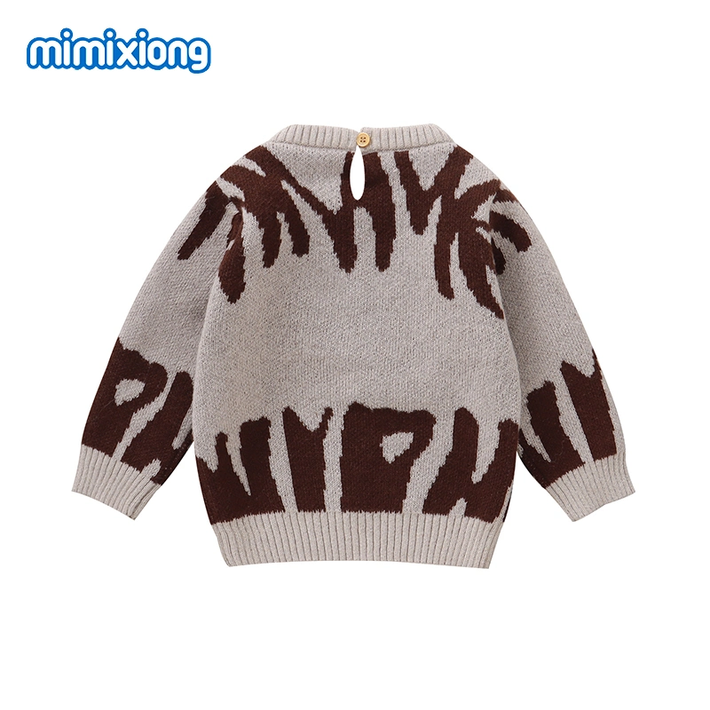 Mimixiong Hot Sale Fashionable Autumn Winter Loose Baby Knitwear Kids Baby Knitted Pullover Sweaters