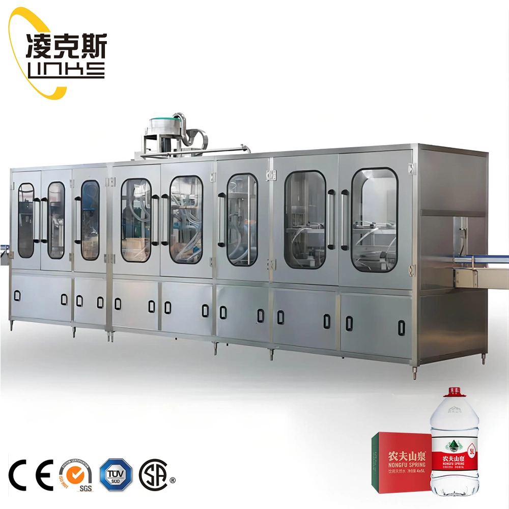 3-10 Liters Automatic Water Pet Big Bottle Mineral Drinking Water Pure Water Liquid Bottling Filler Packaging Packing Filling Machine