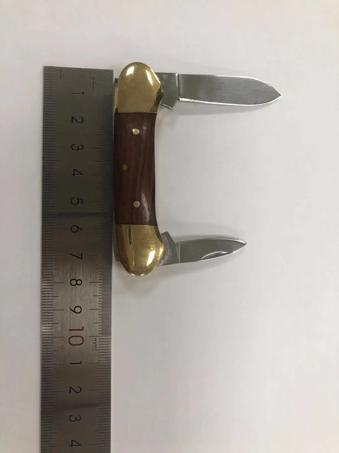 Pocket Knife with Stag, Bone, Mother of Pearl Handle