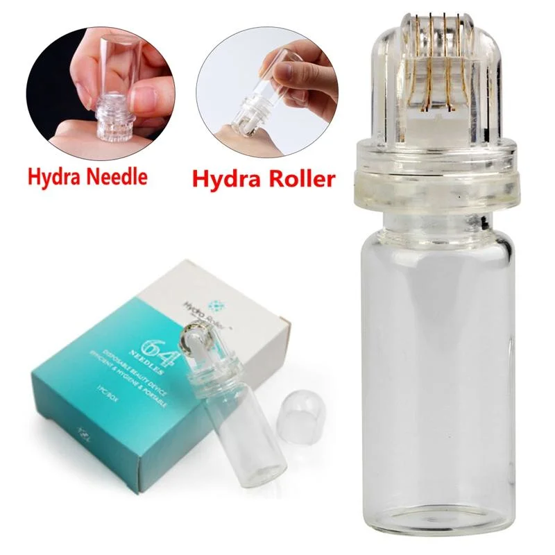 2022 New Arrival Goods Microneedle Derma Rolling System Hydra Roller 64 Pin 20 Pin for Face Filler Skin Booster Rejuran Injection Hydra Needle