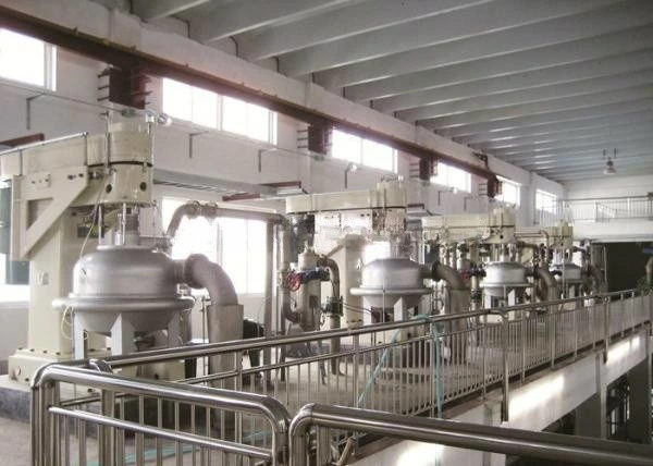 Separador de almidón industrial, máquina centrífuga automática de alimentos