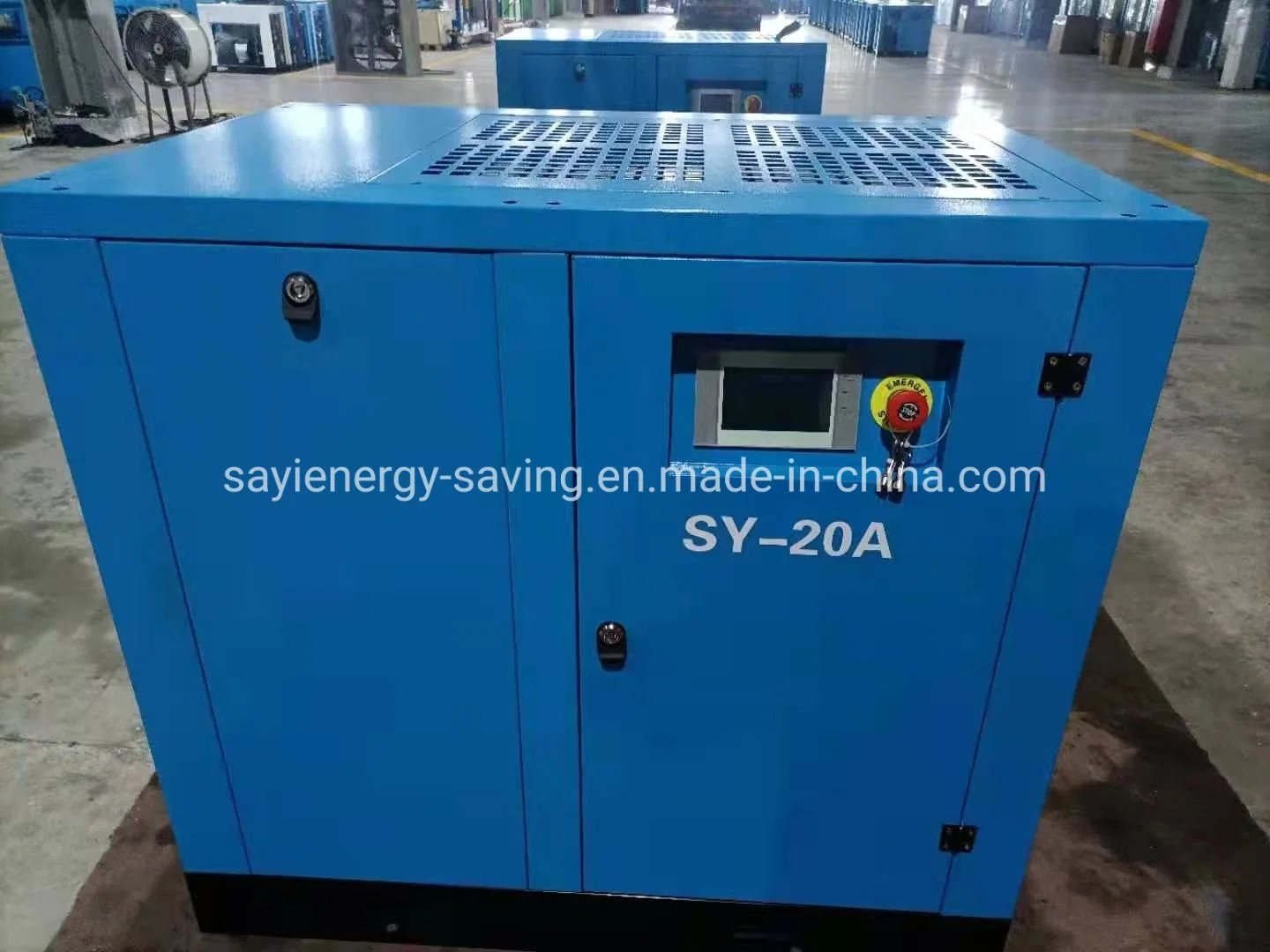 Best Selling 20HP CE Approved Single Two Stage Air End Screw Air Compressor Energysaving Laser Cutting Industrial AC Compressor