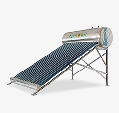 120L Compact Non Pressure Stainless Steel Solar Hot Water Heater for Residential House