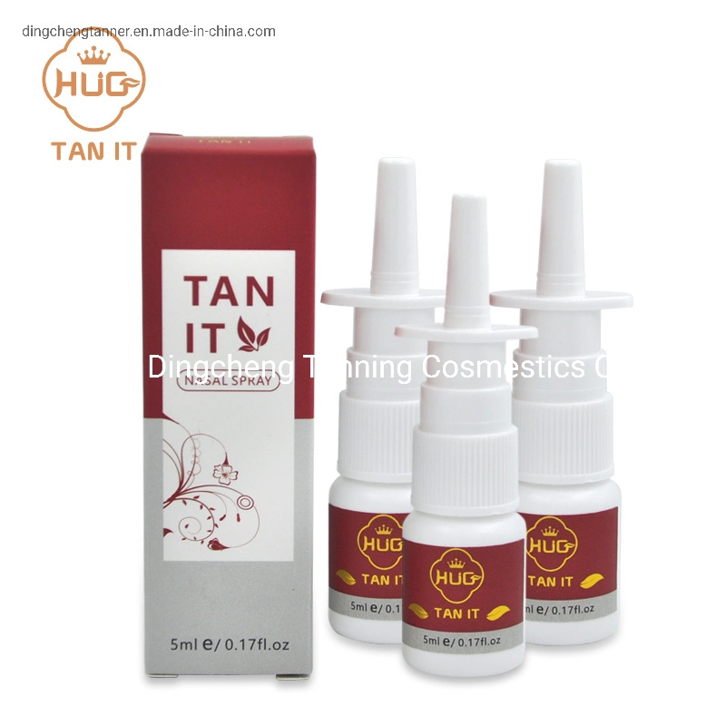 Private Lables Tanner High Purity Bronze Golden Glow Body Tanning Nasal Spray