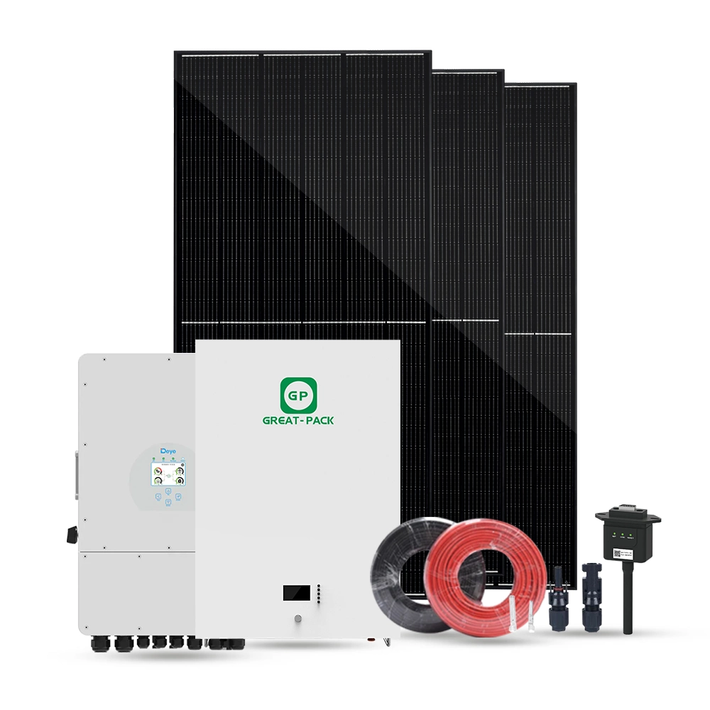 sistema completo de armazenamento de energia de 5 kw sistema solar híbrido de 10 kW de potência