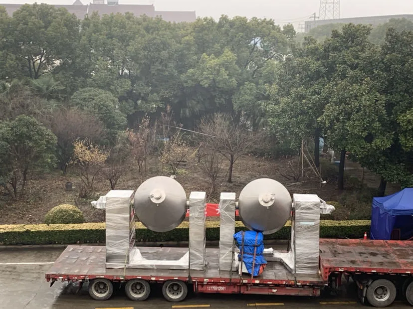 1000L Working Volume Szg-2000 Double Conical Rotary Vacuum Drying Equipment for Biochemistry Products