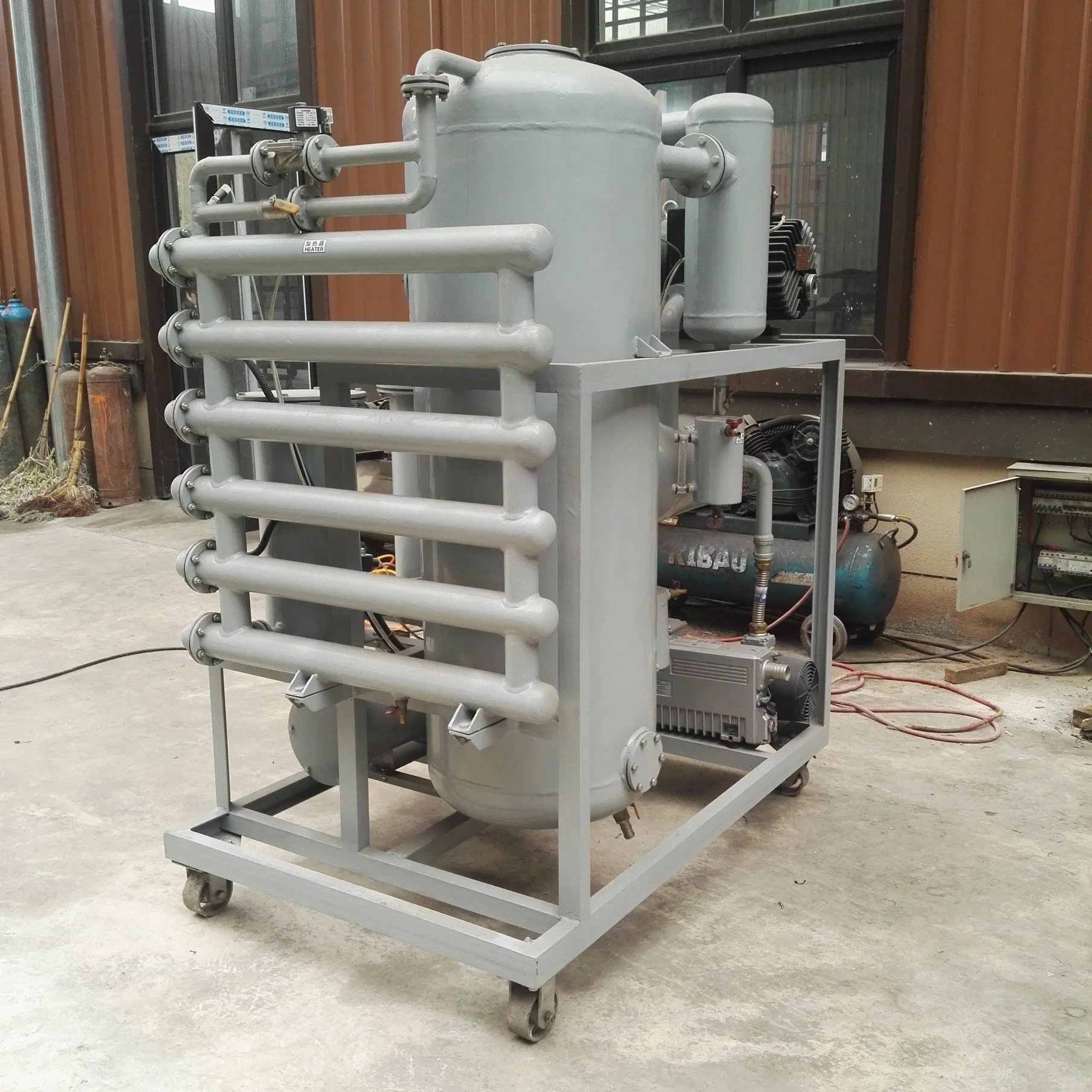 Máquina de purificación de aceite para transformadores TongRui Transformer con prensa para filtros de aceite