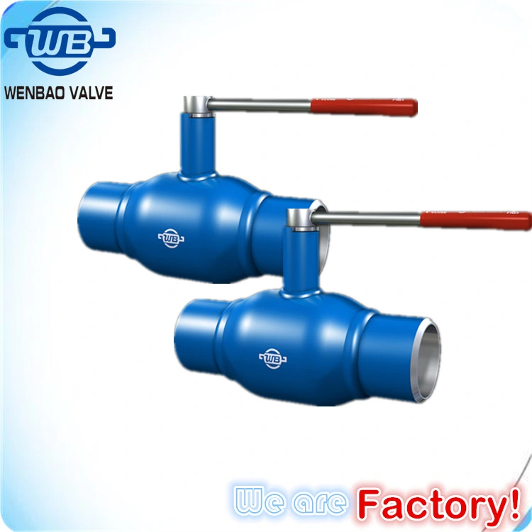 Gear Operated Butt Weld Ball Valve Anti-Static Design Independent Ball and Stem Floating Self-Relieving Seat Rings Dbb Pipeline Heating All Welded Ball Valves