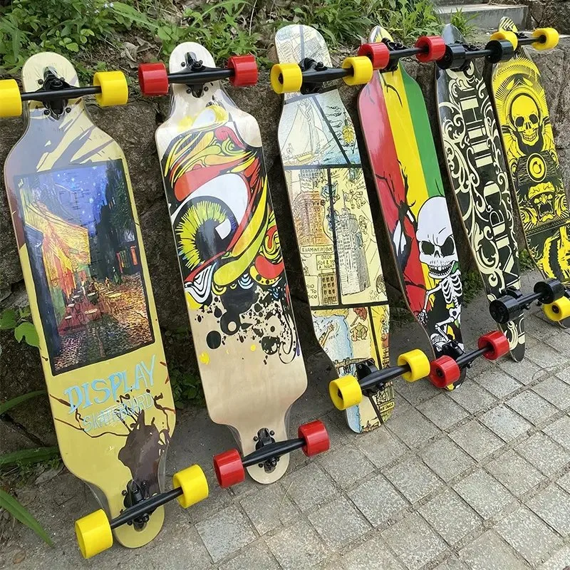 Роликовой доске 41 дюйма танцы Longboard роликовой доске