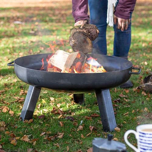 Modelo personalizado decoración césped Metal Calefacción Barbacoa Anillo de Fuego