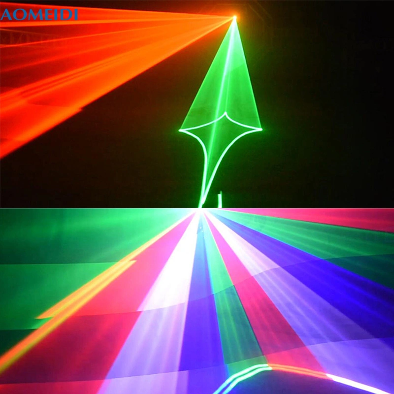 Party Event 2W 3W 4W 5W RGB Indoor Animation DJ Laser Beam Stage Lighting