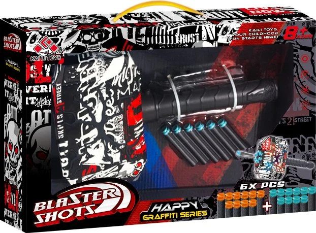 Los disparos de Blaster arma de juguete Amazon Venta caliente juguete Pistola Blaster Martillo compatible con las pistolas Nerf Dart