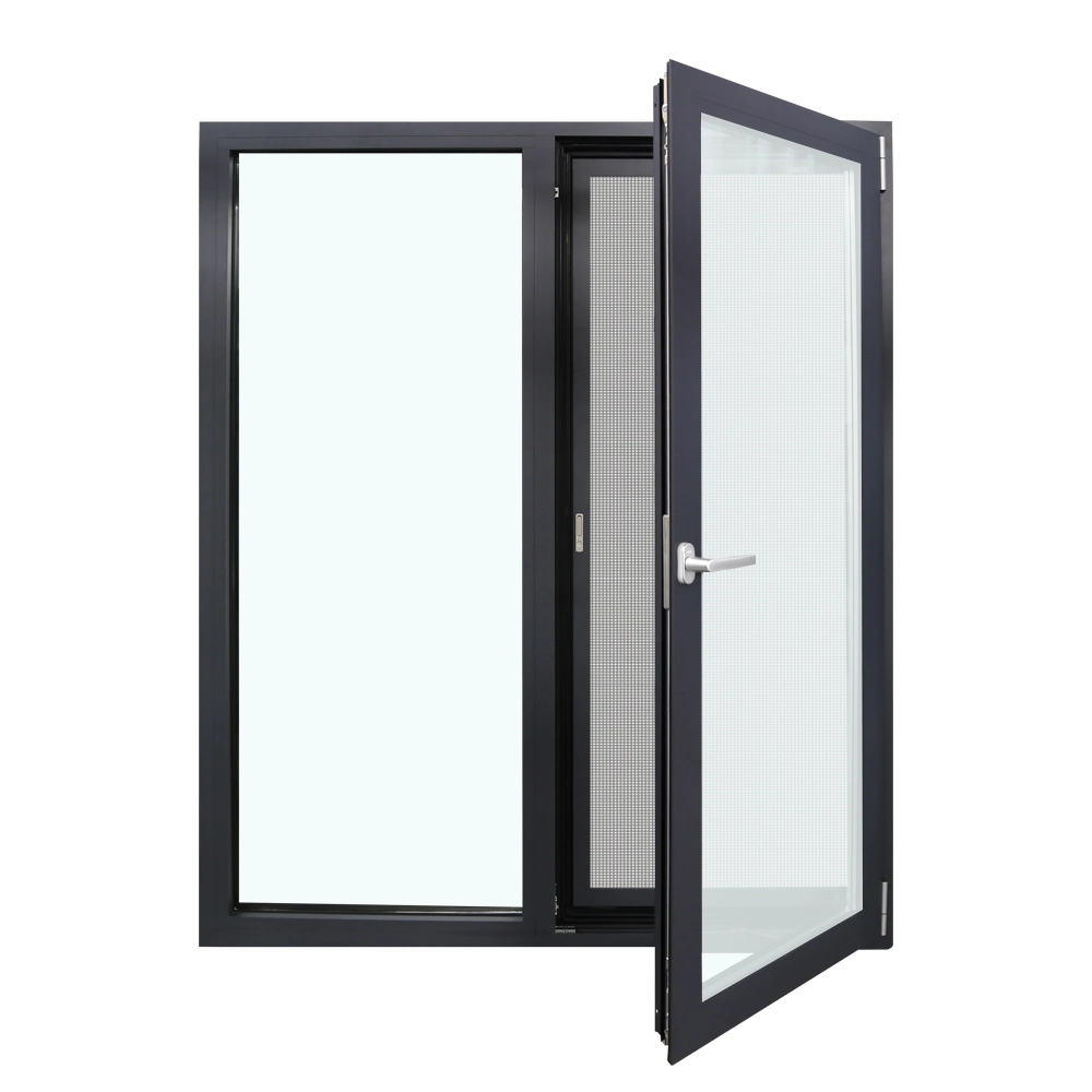 H80s Opening, Folding, Fixed Windows Heat Insulation Soundproof Dust-Proof Aluminum Alloy Top-Hung Upper Sash Inward-Swinging Screen Window Configuration