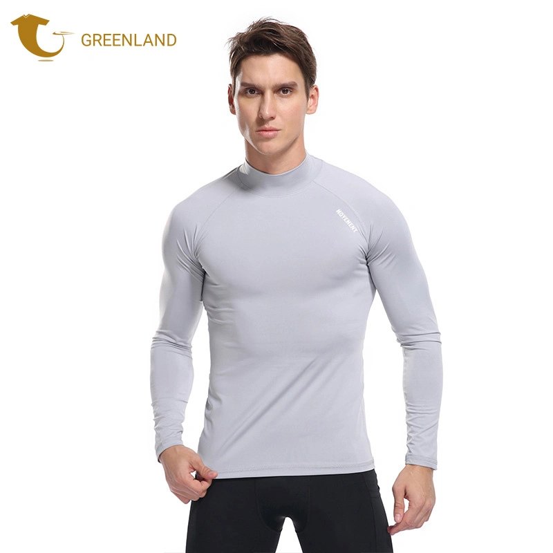 Men Gym Long Sleeve Quick Dry Sports Custom Blank Shirts