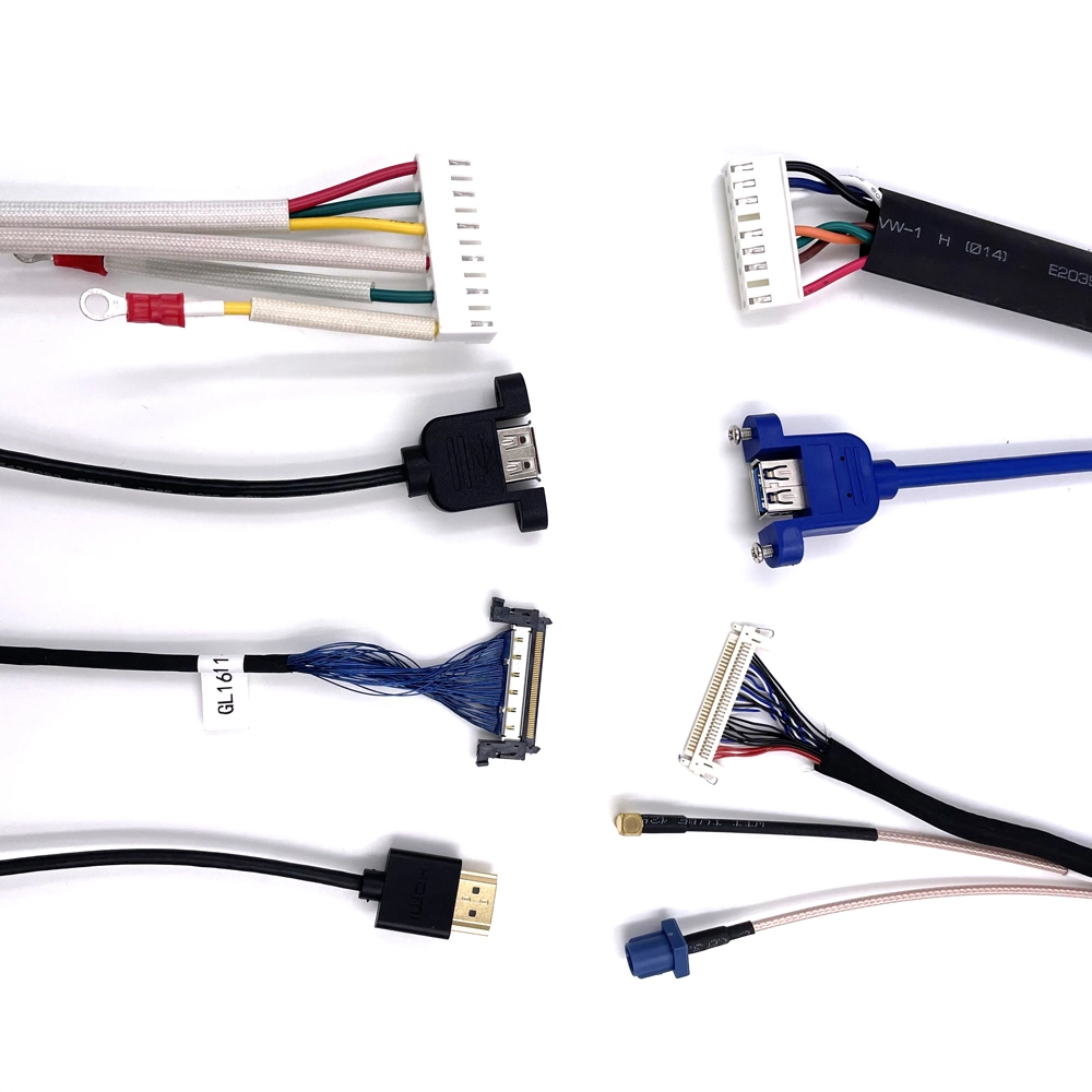 Connecteur de câble de harnais électronique personnalisé avec différentes broches Jst Molex Sh Zh pH Xh Vh de pas 1.0 1.5 2.0 1.25 2.54 mm pour l'électricité.