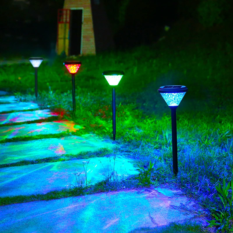 RGB European Park Decor Solar Energy Bollard LED Solar Outdoor Garden Light LED Solar Light