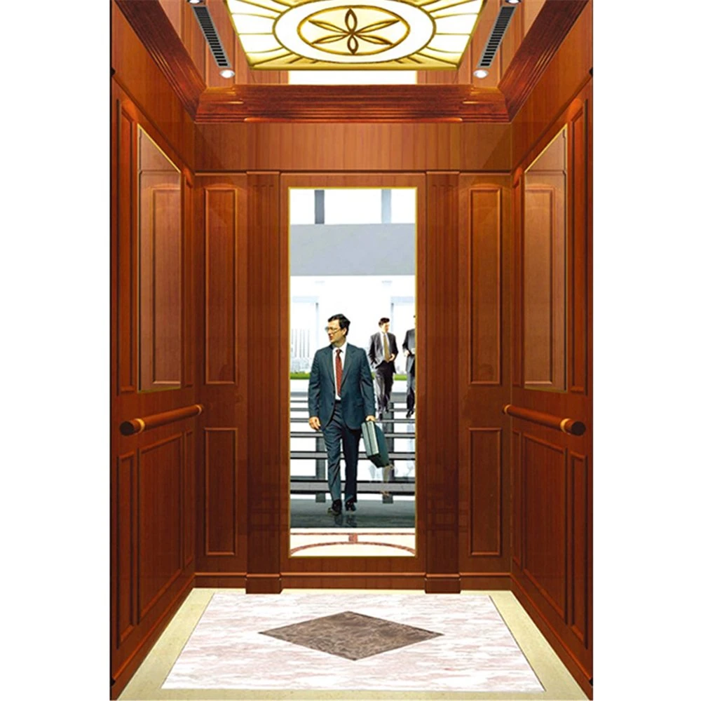 Hotel Used Passenger Lift Elevator with Stainless Steel Cabin