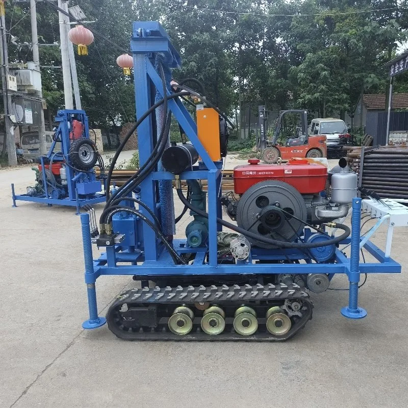 Factory Price High quality/High cost performance  More Powerful Double Hydraulic Motor Automatic Control Water Water Well Drilling Machine Mine Drilling Rig