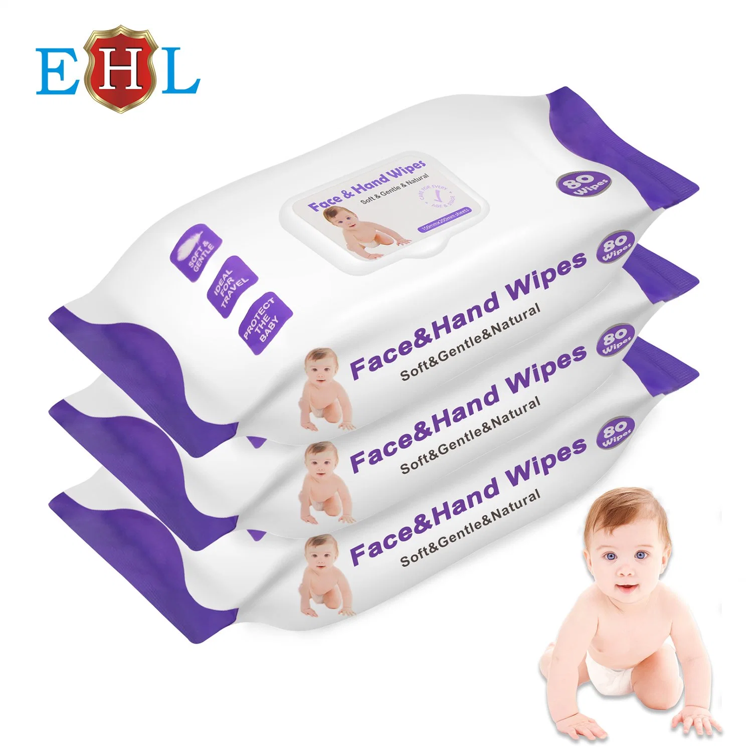 Minimun Order Plant Based Aloe Vera Sensitive Baby's Wet Wipes