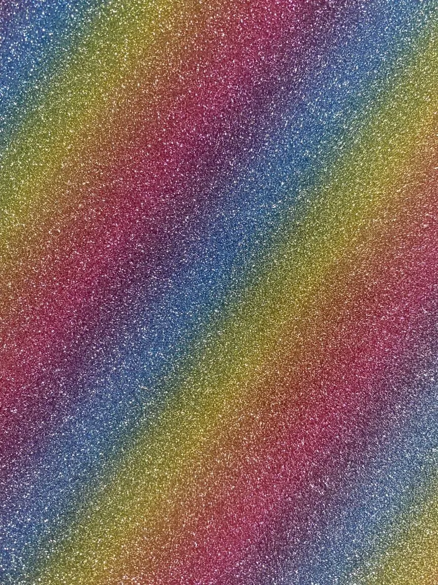 High-Grade Glitt Rainbow Fine Flash Leather