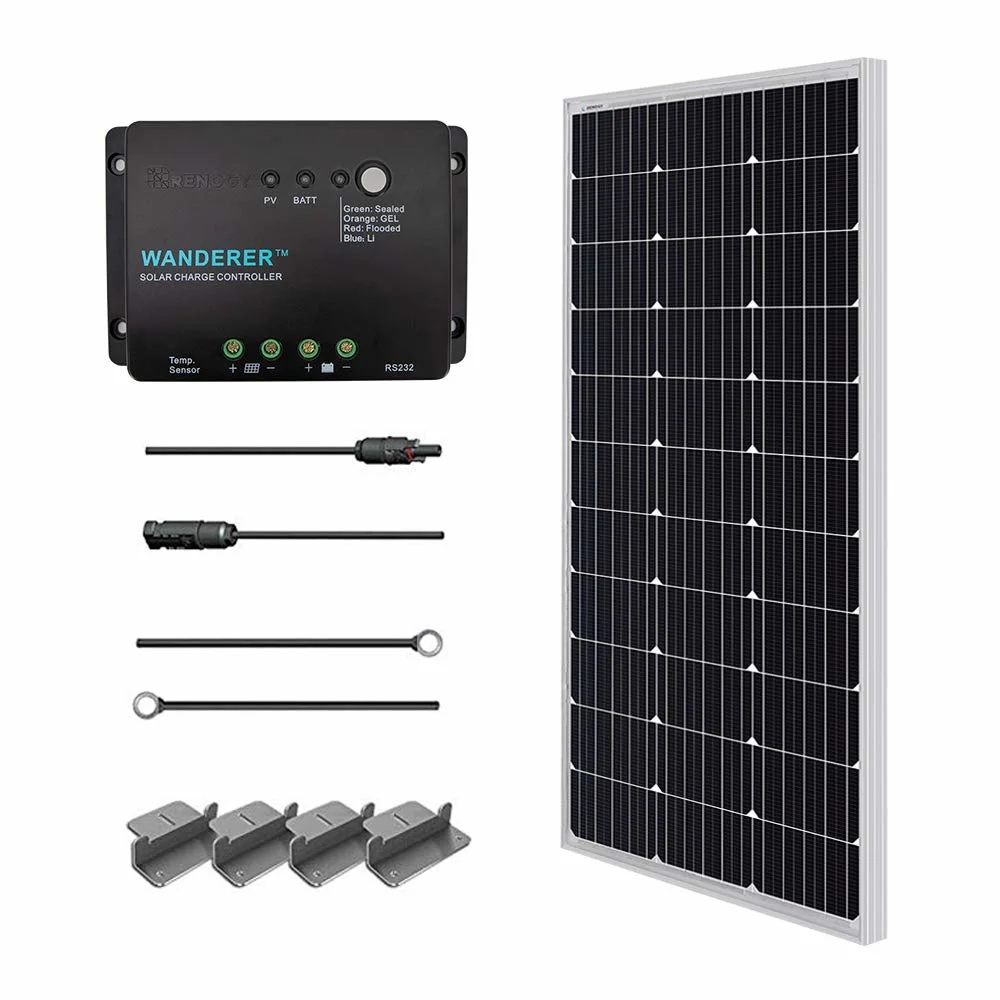 Emergency Backup Power Portable Solar Generator Solar Panel Kit