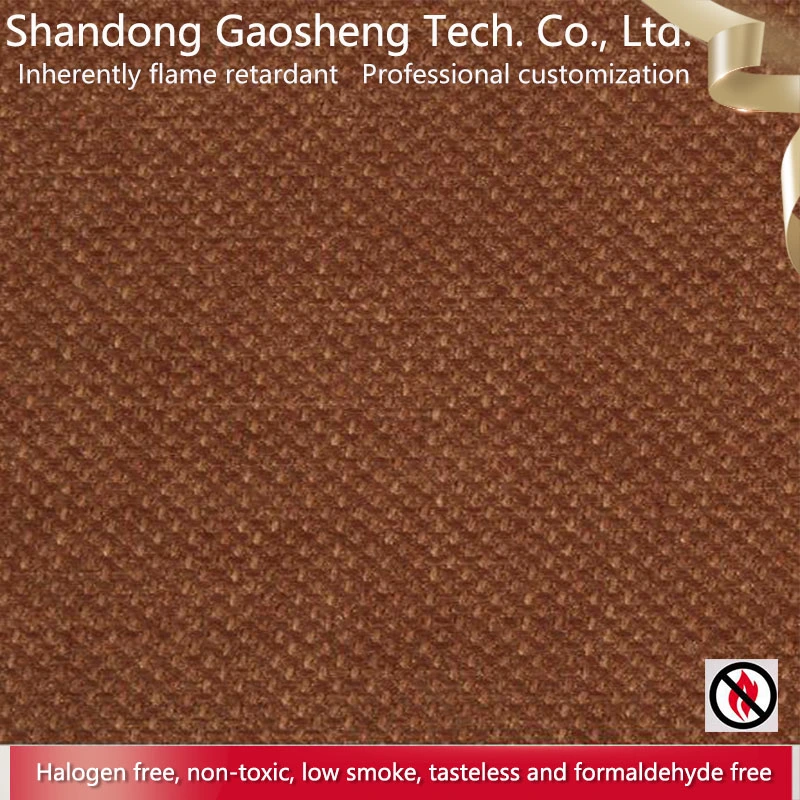 Inherently Flame Retardant Linen Like Pillow Cover Sofa Curtain Fabric