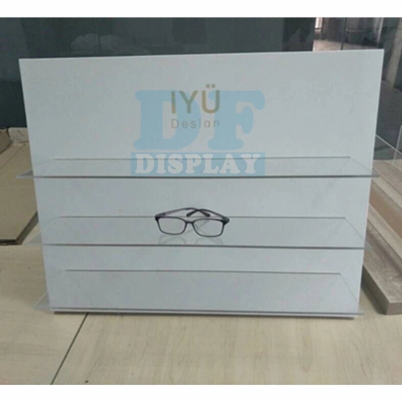 High quality/High cost performance  Customized Matte Eyewear Sunglasses Counter Display Acrylic Glasses Stand