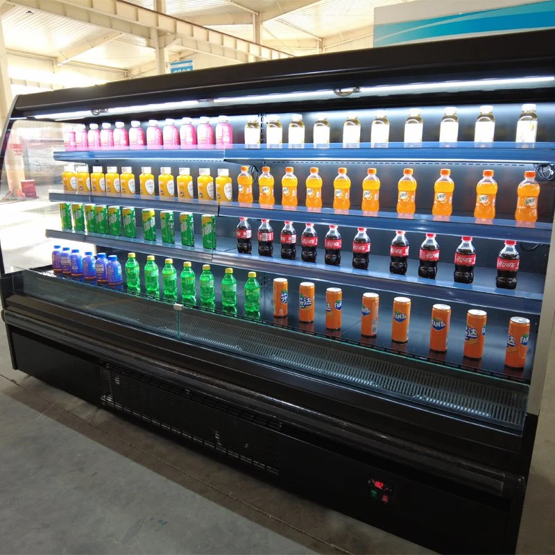 Half Multideck Cabinet and Semi Multideck Showcase for Supermarket or Convenience Store.