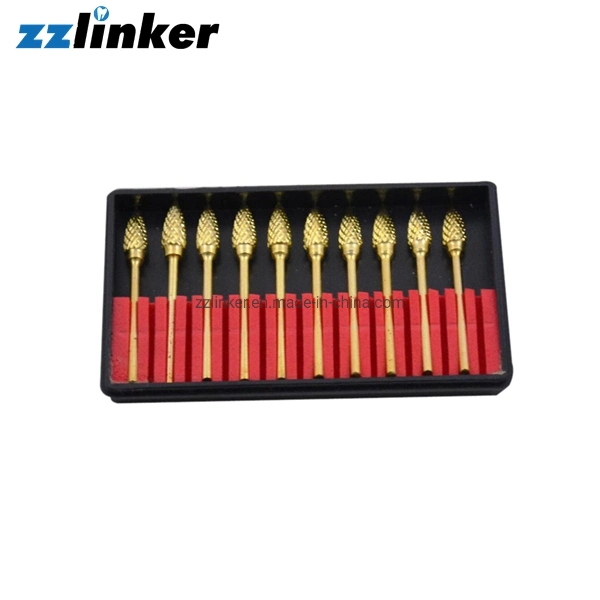 Lk-P21-1 Golden HP Low Speed Dental Tungsten Carbide Cutters Bur