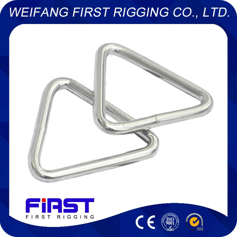 Welded Alloy Steel Triangle Ring for Heavy Equipment