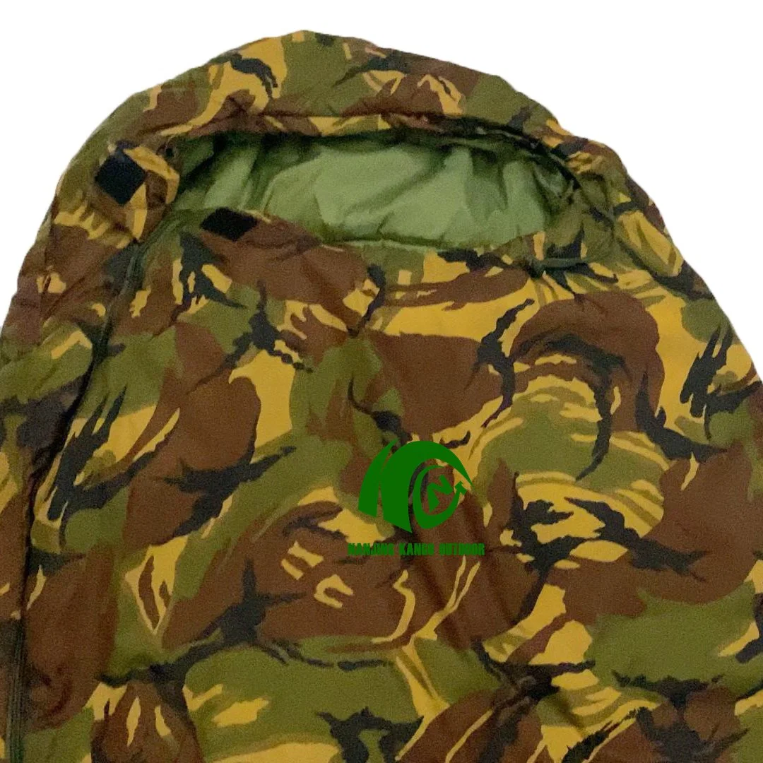 Kango Waterproof Army Style Camp Camouflage Reserve Emergency Green Military Style Sleeping Bags Winter Troops Style Relief Camping Bag