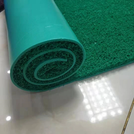 15mm Foam Backing Plastic Vinyl Anti Slip Water Proof PVC Coil Door Entrance Mat for Corridor in Roll